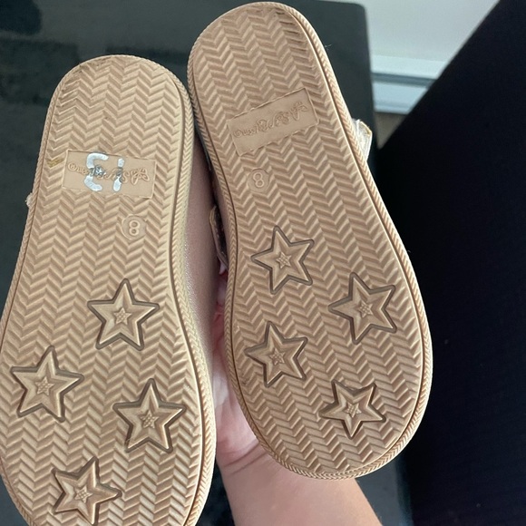 Self Esteem Charming Cat Face Kids Dress Shoes in Pink and Silver Size 8 - Picture 4 of 4